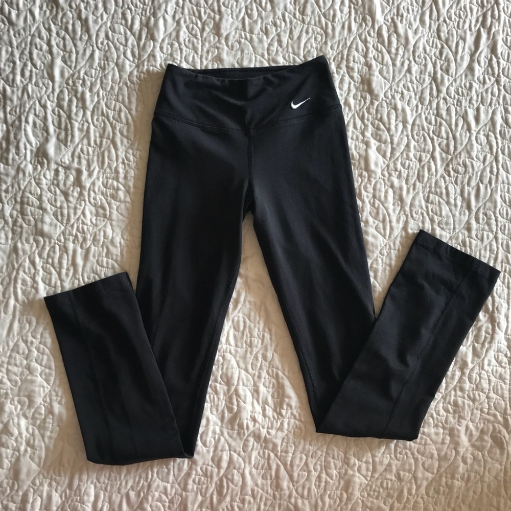 Black Nike Sweatpants Straight Leg